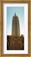 Framed Low angle view of the Empire State Building, Manhattan, New York City, New York State, USA