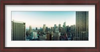 Framed Skyscrapers in a city, Midtown Manhattan, 34th Street, Manhattan, New York City, New York State