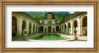Framed Courtyard of a mansion, Parque Lage, Jardim Botanico, Corcovado, Rio de Janeiro, Brazil