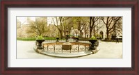 Framed Fountain in Madison Square Park in the spring, Manhattan, New York City, New York State, USA