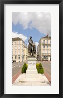 Framed Nicephore Niepce Statue, Chalon-Sur-Saone, Burgundy, France