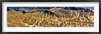 Framed Zabriskie Point, Death Valley, Death Valley National Park, California