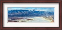 Framed Salt flats viewed from Dantes View, Death Valley, Death Valley National Park, California