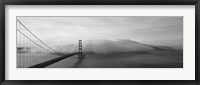 Framed Golden Gate Bridge and Fog San Francisco CA