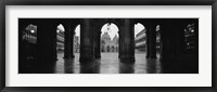 Framed Arcade of a building, St. Mark's Square, Venice, Italy (Black & White)