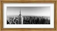 Framed Empire State Building, Manhattan, New York City (black & white)