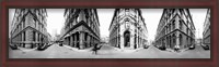 Framed 360 degree view of a city, Montreal, Quebec, Canada