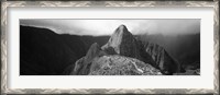 Framed Ruins, Machu Picchu, Peru (black and white)