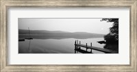 Framed Pier, Pleasant Lake, New Hampshire, USA