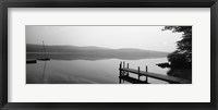 Framed Pier, Pleasant Lake, New Hampshire, USA