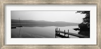 Framed Pier, Pleasant Lake, New Hampshire, USA