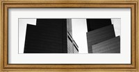 Framed Mid section view of buildings, Time Warner Buildings, Manhattan, New York City, New York, USA