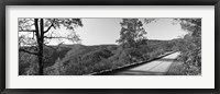 Framed Blue Ridge Parkway, North Carolina, USA
