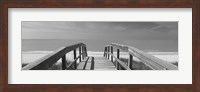 Framed Boardwalk on the beach, Gasparilla Island, Florida, USA