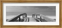 Framed Boardwalk on the beach, Gasparilla Island, Florida, USA