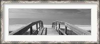 Framed Boardwalk on the beach, Gasparilla Island, Florida, USA