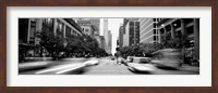 Framed Michigan Avenue, Chicago, Illinois, USA