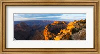 Framed Wotans Throne from Cape Royal, North Rim, Grand Canyon National Park, Arizona, USA