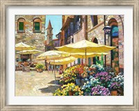 Framed Siena Flower Market