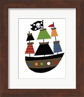 Framed Pirate Ship