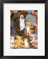 Framed Teddy's And Friends