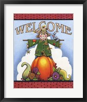 Framed Scarecrow Welcome