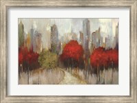 Framed Downtown Red