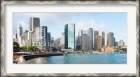 Framed Apartment buildings and skyscrapers at Circular Quay, Sydney, New South Wales, Australia 2012