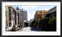 Framed Buildings on both sides of a street, Powell Street, San Francisco, California, USA