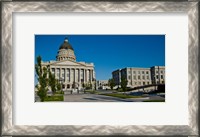 Framed Facade of a Government Building, Utah State Capitol Building, Salt Lake City, Utah