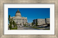 Framed Facade of a Government Building, Utah State Capitol Building, Salt Lake City, Utah