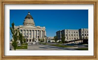 Framed Facade of a Government Building, Utah State Capitol Building, Salt Lake City, Utah