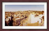 Framed Rooftop view of buildings in a city, India