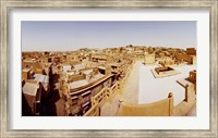 Framed Rooftop view of buildings in a city, India