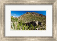 Framed Panorama of Dome Wilderness, San Miguel Mountains, Santa Fe National Forest, New Mexico, USA