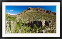 Framed Panorama of Dome Wilderness, San Miguel Mountains, Santa Fe National Forest, New Mexico, USA