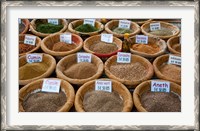 Framed Spices for Sale in a Weekly Market, Arles, Bouches-Du-Rhone, Provence-Alpes-Cote d'Azur, France