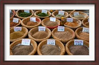 Framed Spices for Sale in a Weekly Market, Arles, Bouches-Du-Rhone, Provence-Alpes-Cote d'Azur, France