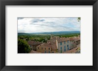 Framed Clouds over a town, Place du Terrail, Bonnieux, Vaucluse, Provence-Alpes-Cote d'Azur, France