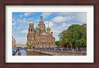 Framed Church in a city, Church Of The Savior On Blood, St. Petersburg, Russia