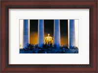 Framed Tourists at Lincoln Memorial, Washington DC, USA