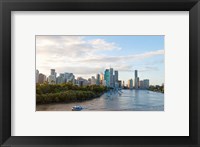 Framed Buildings at the waterfront, Brisbane, Queensland, Australia