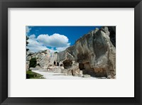 Framed Ruins of a fortress, Les Baux-de-Provence, Bouches-Du-Rhone, Provence-Alpes-Cote d'Azur, France