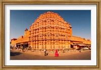 Framed Hawa Mahal at Jaipur, Rajasthan, India