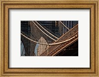 Framed Close-up of the Brooklyn Bridge, New York City, New York State
