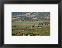 Framed Aerial view of a town, Park City, Utah, USA