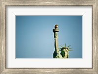 Framed Low angle view of the Statue Of Liberty, Liberty Island, New York City, New York State, USA