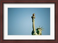 Framed Low angle view of the Statue Of Liberty, Liberty Island, New York City, New York State, USA