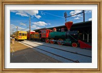 Framed Chattanooga Choo Choo at the Creative Discovery Museum, Chattanooga, Tennessee, USA