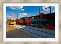 Framed Chattanooga Choo Choo at the Creative Discovery Museum, Chattanooga, Tennessee, USA